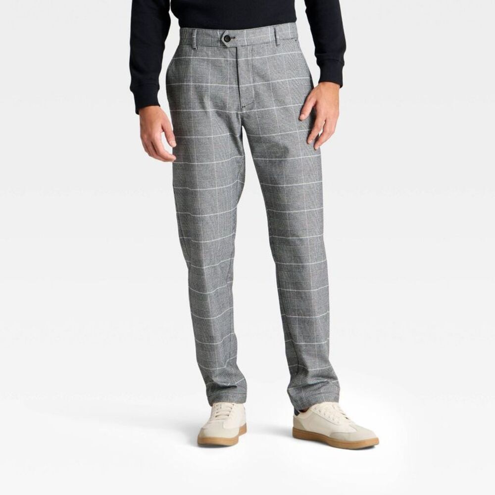 Houston White Men's Straight Leg Trousers - Black XXL